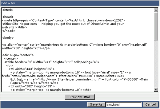 bestand editor gebruiken