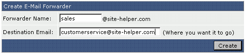 email doorsturen instellen
