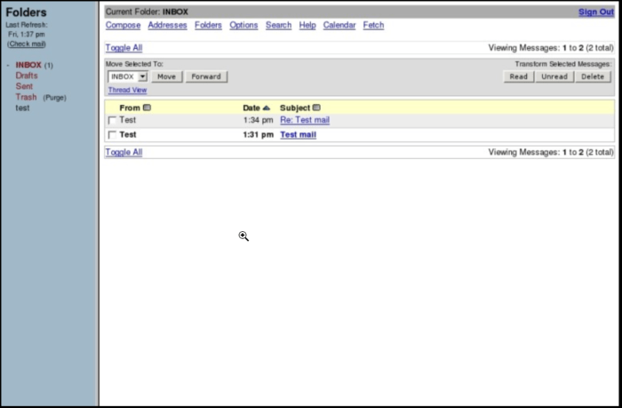 squirrelmail webmail