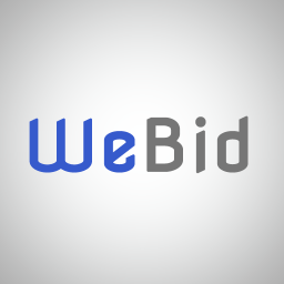 logo van WeBid webhosting voor uw webwinkel